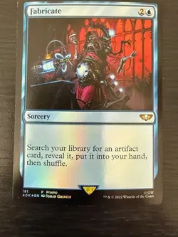 Fabricate 181 P Promo NM FOIL MTG Magic the Gathering = Foil - Image 1