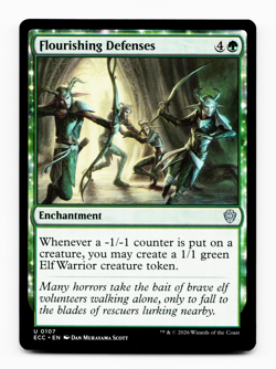 Flourishing Defenses [Commander: Lorwyn Eclipsed] MTG NM 🌳 - Image 1