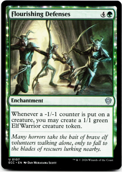 Flourishing Defenses [Commander: Lorwyn Eclipsed] MTG NM 🌳 - Image 3