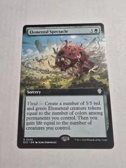 Elemental Spectacle (Extended Art) Commander: Lorwyn Eclipsed Regular - Image 1