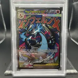 2025 Pokemon Mega Evolutions Mega Charizard #023 UPC Promo EN Graded PSA 10 - Image 3