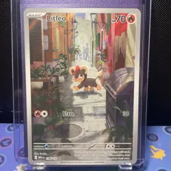 Pokemon Litleo 139/132 Me01: Mega Evolution Holo NM - Image 1