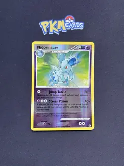 Pokemon TCG Nidorina Rising Rivals 73/111 Reverse Holo MP. - Image 1