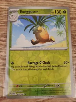 Pokemon - Exeggutor 003/191 - Reverse Holo - Surging Sparks - NM/M - Image 1