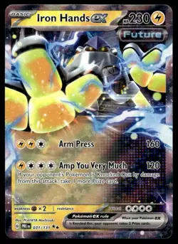 Pokemon TCG SV: Prismatic Evolutions #031/131 Iron Hands ex - Image 1