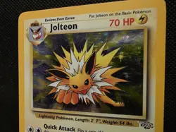 Pokemon TCG Jolteon Jungle 4/64 Holo Unlimited Holo Rare NM/LP - Image 4