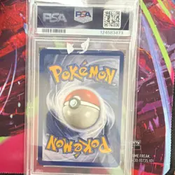 Pokemon Hitmonlee Holo Rare 7/62 Fossil Unlimited 1999 PSA 8 English - Image 2