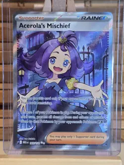 Acerola's Mischief 165/132 Ultra Rare - Mega Evolution - Pokemon Mint - Image 1