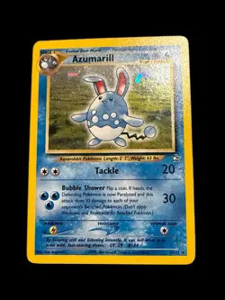 Azumarill 2/111 Pokemon TCG 2000 Neo Genesis Holo Unlimited Holo Rare - Image 1