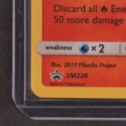 2019 POKEMON SM BLACK STAR PROMO #SM226 CHARIZARD HOLO - Image 4