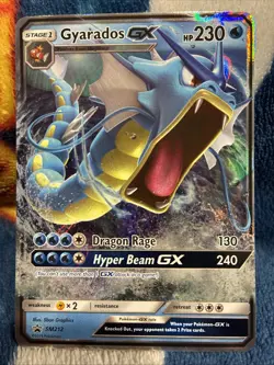 2019 POKEMON SM BLACK STAR PROMO SM212 GYARADOS GX HIDDEN FATES TINS Mint - Image 1