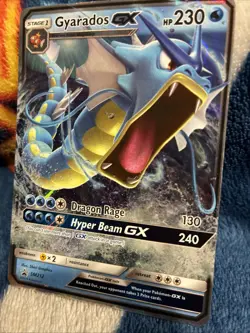 2019 POKEMON SM BLACK STAR PROMO SM212 GYARADOS GX HIDDEN FATES TINS Mint - Image 4