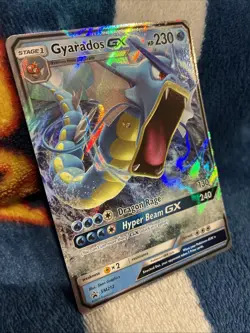 2019 POKEMON SM BLACK STAR PROMO SM212 GYARADOS GX HIDDEN FATES TINS Mint - Image 5
