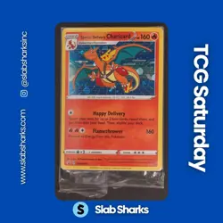 2019 POKEMON SWORD & SHIELD BLACK STAR PROMO SPECIAL DELIVERY CHARIZARD HOLO - Image 1