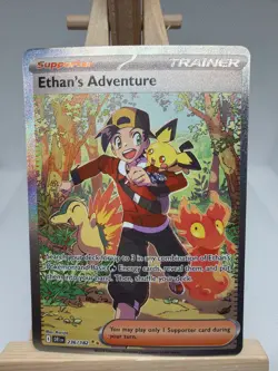 Pokemon TCG Ethan’s Adventure 236/182 SIR Destined Rivals NM Unplayed - Image 1