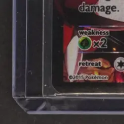 2015 POKEMON XY DOUBLE CRISIS #15 TEAM MAGMA'S GROUDON EX FULL ART - Image 4