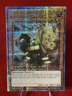 Yu-Gi-Oh! Geargiarmor 1st Ed Quarter Century Secret Rare RA04-EN187 NM/M - Image 1