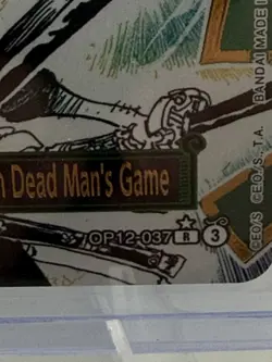 Demon Aura Nine Sword Style Asura Blades Drawn Dead Man's Game Alt Art OP12-037 - Image 3