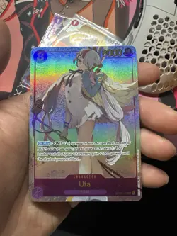 Uta OP02-120 SEC Alternative Art Paramount War One Piece TCG English - Image 1