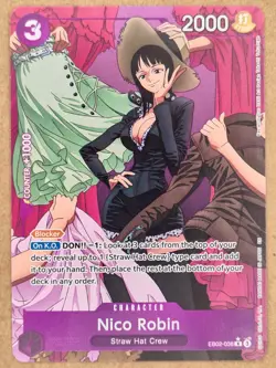 Nico Robin EB02-036 R Alt ENGLISH NM One Piece - Image 3