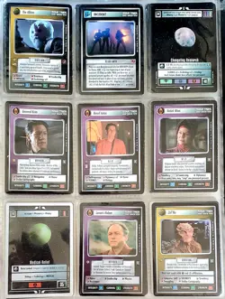 Lot Of 446 Star Trek Next Generation Deep Space Nine Cards MP To HP With Rares - Image 1