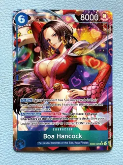 Boa Hancock EB03-026 Alternate Art Extra Booster Heroines Edition One Piece Card - Image 1