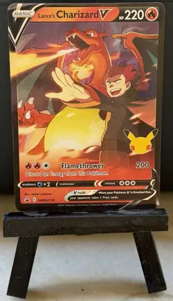 Lance's Charizard V SWSH133 SWSH: Sword & Shield Promo Cards Holo - Image 1