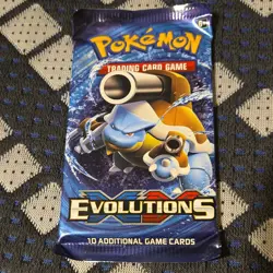 Pokemon XY Evolutions Booster Pack Blastoise Art 10 Cards Sealed English - Image 1