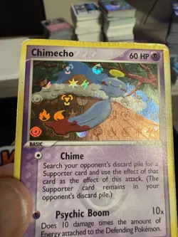 Chimecho 17/101 EX Hidden Legends Reverse Holo Rare Pokemon Card DMG - Image 3