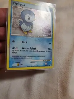 DAMAGED Piplup 93/130 Holo - Diamond and Pearl - Pokemon Card - Image 2