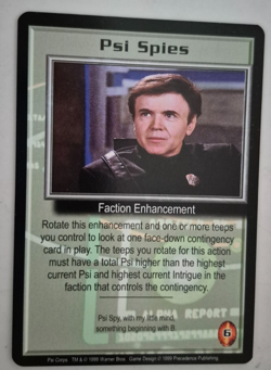 Psi Spies Promo Card Babylon 5 B5 CCG Precedence Entertainment NM - Image 1