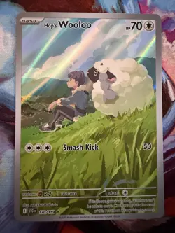 Secret Illustration Rare Hop's Wooloo #170/159 Journey Together Pokemon tcg Card - Image 1