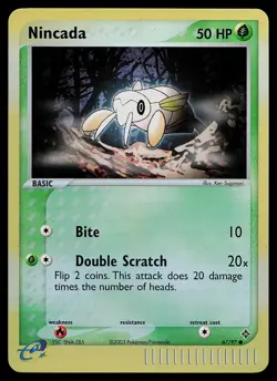 Pokemon Card - Nincada Dragon 67/97 Common Reverse Holo - Image 1