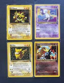 LOT 4x Movie Promo) Promo WoTC Promo Pokemon Card LP to MP - Image 1
