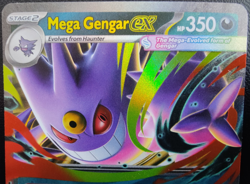 2025 Phantasmal Flames Mega Gengar EX Holo#056(PFL EN)Dbl Rare Pokemon Card! - Image 2
