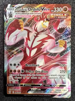 Single Strike Urshifu Vmax 086/163 Ultra Rare Pokemon Card NM - Image 1