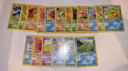 Pokemon TCG Base Set Fossil Cards Bundle Mixed Conditions (Incomplete 18 Cards) - Image 1