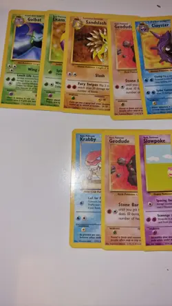 Pokemon TCG Base Set Fossil Cards Bundle Mixed Conditions (Incomplete 18 Cards) - Image 2