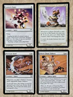 MTG - x14 Spirit Cards. (6 White, 6 Black & 2 Blue. Various Sets. All mint or NM - Image 5