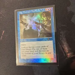 Mtg FOIL RETRO FRAME Dig Through Time - WPN & Gateway Promos + Bonus Foils - Image 3