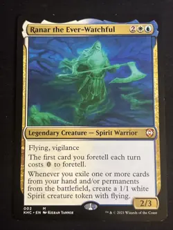 1x Ranar the Ever-Watchful (002) Kaldheim Commander LP MTG Magic x1 MKE - Image 1