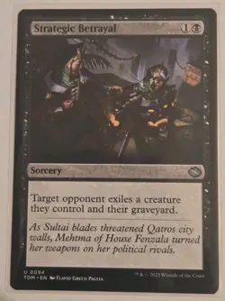 Strategic Betrayal Tarkir: Dragonstorm Regular - Image 1