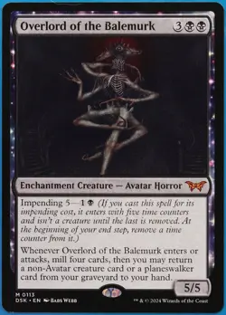 Overlord of the Balemurk Duskmourn: House of Horror MINT CARD (511738) ABUGames - Image 1