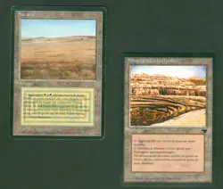 SAVANNAH (Revised) Strip Mine (Antiquities) Italian Foreign Black Border MTG - Image 1