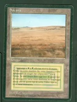 SAVANNAH (Revised) Strip Mine (Antiquities) Italian Foreign Black Border MTG - Image 4