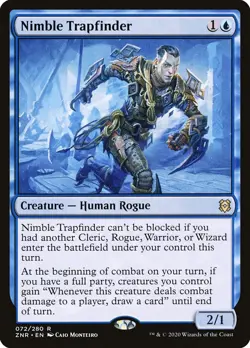 MTG Nimble Trapfinder Zendikar Rising 72 Regular Rare - Image 1
