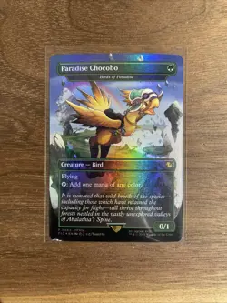 Paradise Chocobo - Birds of Paradise Borderless Foil x1, MTG, Fic 0483 - Image 1