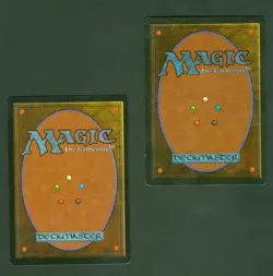 FBB SCRUBLAND (Revised) + Circle of Despair(Mirage) Foreign Black Border MTG - Image 3