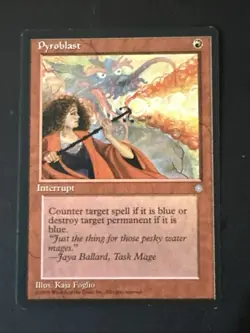 Pyroblast X1 Ice Age Ex+ Cond See Pics English - Image 1