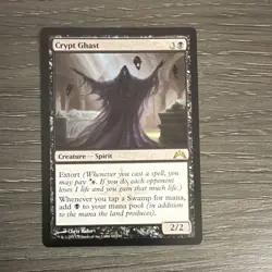 Magic: The Gathering Crypt Ghast Creature Black Wizards 61/249 2013 - Image 1